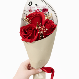 Нежен букет от сапунени рози / Ръчна изработка