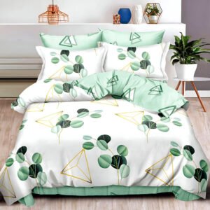 Спално бельо "Лайм" - 100 % ПАМУК от 6 части за спалня – С ЛАСТИК