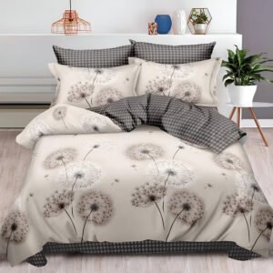 Спално бельо "Глухарче" - 100 % ПАМУК от 6 части за спалня