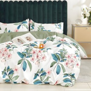 Спално бельо “Пролетни листа” - 100 % ПАМУК за единично/приста