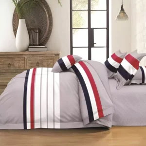 Спално бельо “Елеганс-Сиво” - 100 % ПАМУК за единично/приста