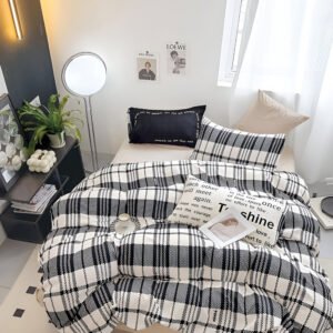Спално бельо "Сити-каре" - 100 % ПАМУК от 6 части за спалня – С ЛАСТИК