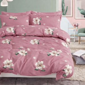 Спално бельо "Розов разкош" от ПАМУК за спалня от 6 части