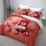 Спално бельо "Мече Любов" за единично/приста - ПАМУК - Image 2