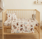 Бебешко спално бельо от 3 части – 100% памук Ранфорс