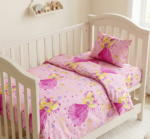 Бебешко спално бельо от 3 части – 100% памук Ранфорс