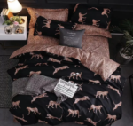 Спално бельо "Нощен леопард" от ПАМУК за спалня - 4 части